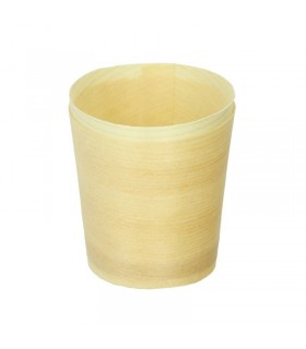 Mini gobelet bois   H45mm -100Pcs