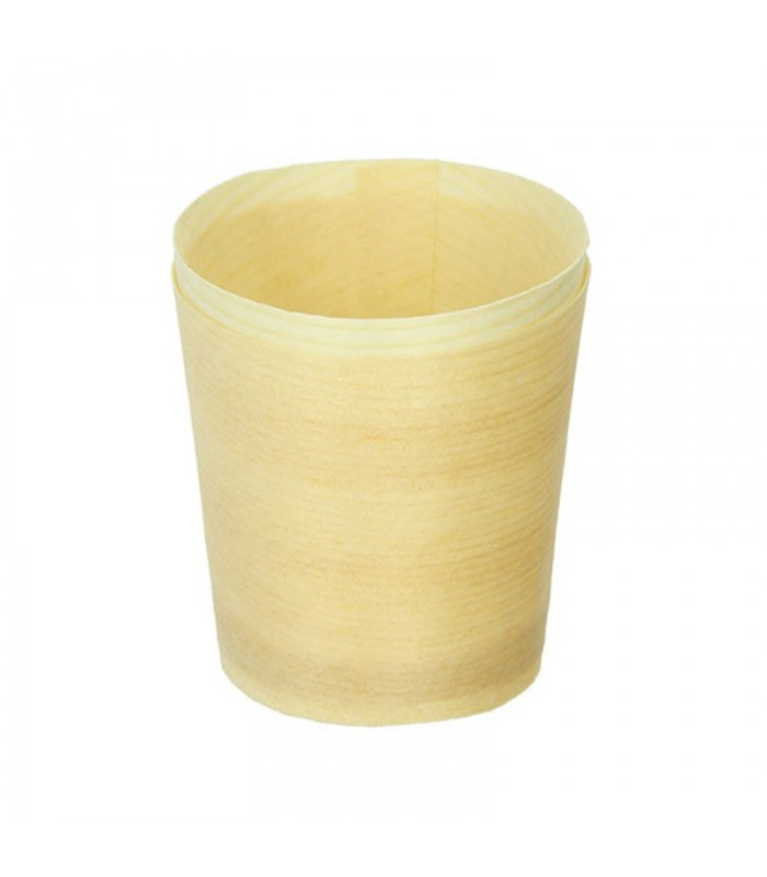 Mini gobelet bois   H45mm -100Pcs