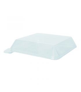 Couvercle PET transparent "Scandinavie"  145x145mm H30mm -100Pcs