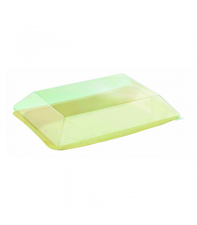 Couvercle Dôme Scandinavie transparent en plastique PET 205x135mm H38mm -100Pcs