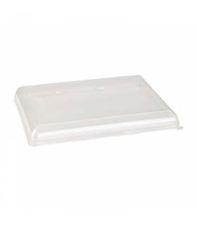 Couvercle BioNchic dôme transparent en plastique PET 392x295mm H33mm -25Pcs
