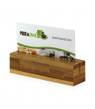 Porte menu en bambou  100x25mm H25mm -10Pcs