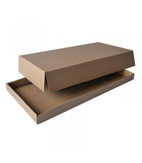 Couvercle brun en carton pour plateau 260x315mm -100Pcs
