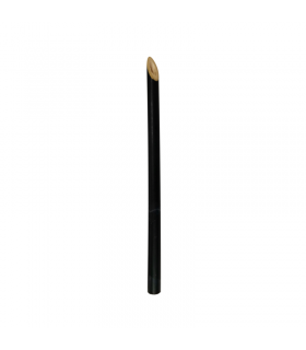 Paille bambou noire pour cocktail   H145mm -25Pcs