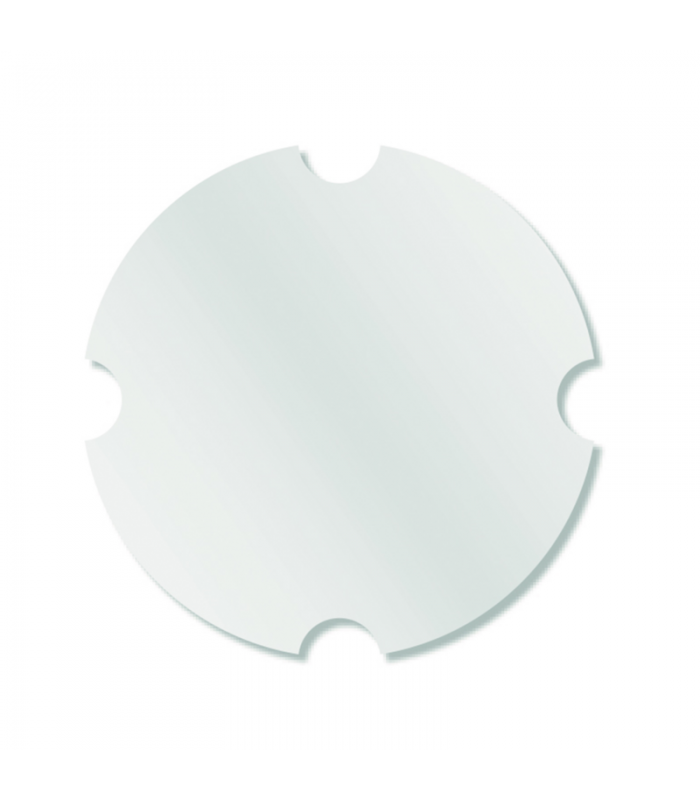 Disque de fermeture blanc en carton pour seau à poulet -100Pcs