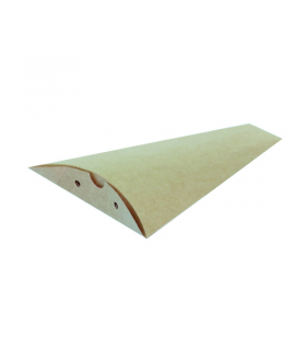 Boite à crêpe triangulaire carton kraft  120 H160mm -100Pcs