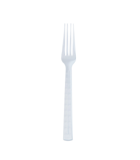 Fourchette plastique PS transparente emballée individuellement ?Firstclass? 192 -500Pcs