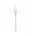 Fourchette plastique PS transparente emballée individuellement ?Firstclass? 192 -500Pcs