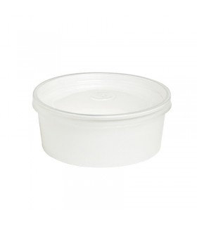 Saladier rond en carton blanc "Buckaty"  H60mm 700ml -45Pcs