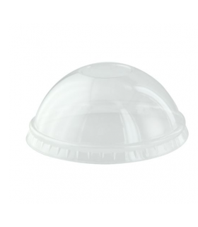 Couvercle dôme transparent en plastique PET  H10mm -100Pcs