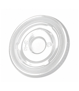 Couvercle plat transparent en plastique PET  H10mm -100Pcs