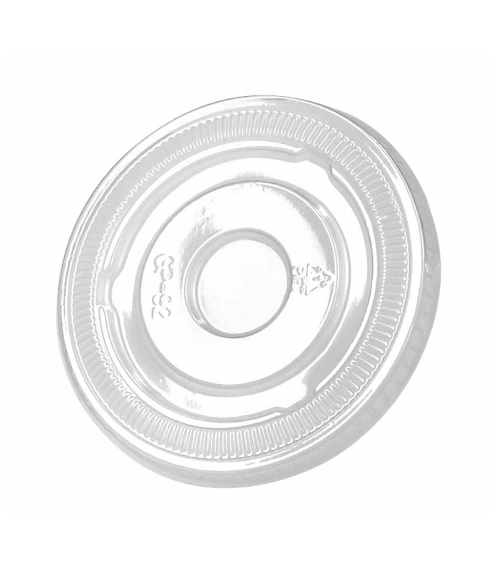 Couvercle plat transparent en plastique PET  H10mm -100Pcs