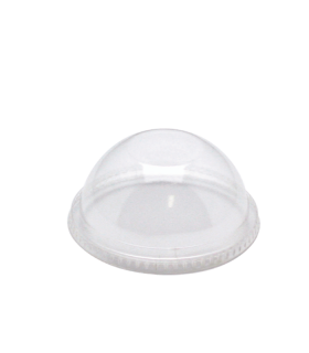 Couvercle dôme transparent en plastique PET  H40mm -100Pcs