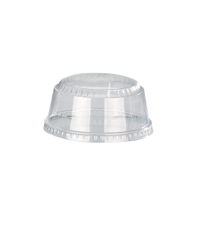 Couvercle PET transparent dôme -100Pcs