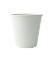 Pot à dessert blanc en pulpe de canne à sucre  H92mm 370ml -50Pcs