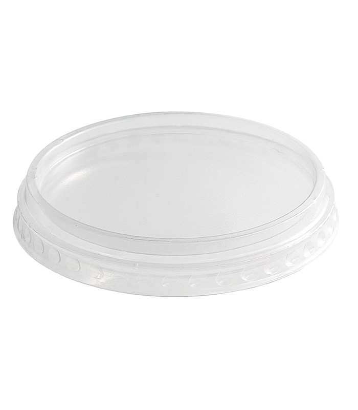 Couvercle plat transparent en plastique  H15mm -25Pcs