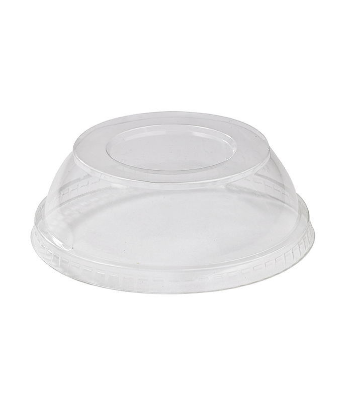 Couvercle dôme transparent en plastique PET pour pot Deli  H45mm -50Pcs