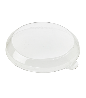 Couvercle dôme marron avec bec verseur en plastique PS  H10mm -100Pcs
