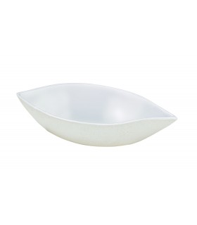 Mise en bouche blanche en pulpe Wave  110x52mm H25mm -30Pcs