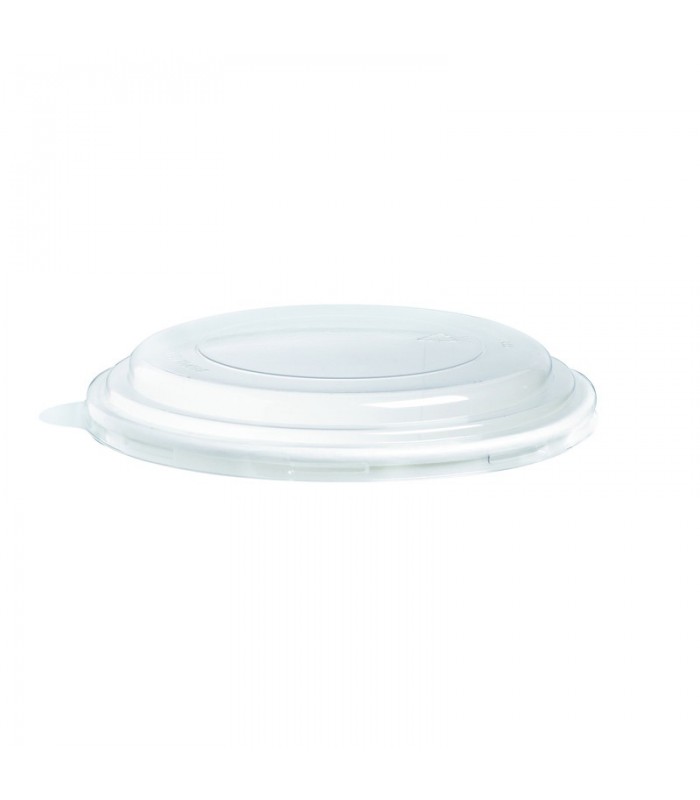 Couvercle plat transparent en plastique PET -25Pcs