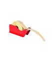 Distributeur manuel d'étiquettes adhésives rouge 230x81mm H87mm -1Pcs