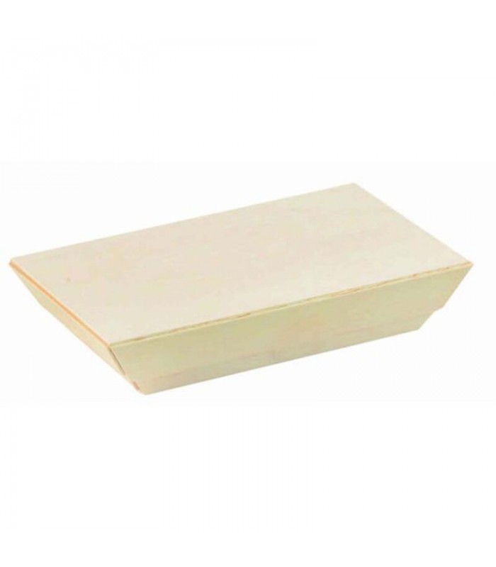 Couvercle Samourai en bois pour barquette  155x85mm H10mm -100Pcs