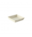 Barquette carrée en bois "Samouraï"  70x70mm H15mm -20Pcs