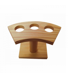 Support bambou pour cônes 3 trous  160x75mm H90mm -10Pcs