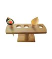 Support bambou pour cônes 5 trous  235x80mm H95mm -10Pcs
