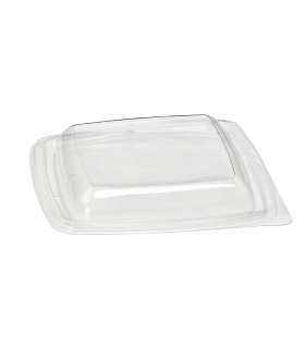 Couvercle dôme plastique transparent  195x195mm H30mm -100Pcs