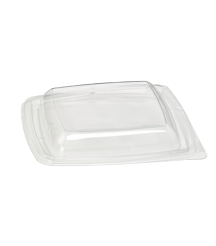 Couvercle dôme plastique transparent  195x195mm H30mm -100Pcs