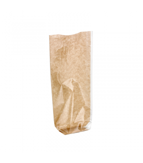 Sac transparent fond cartonné kraft 170 H320mm -100Pcs