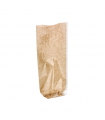 Sac transparent fond cartonné kraft 170 H320mm -100Pcs