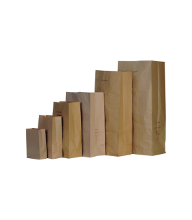 Sac poubelle papier 1 pli  300x200mm H560mm 30000ml -100Pcs