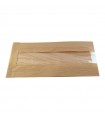Sac papier kraft brun à fenêtre 120x50mm H220mm -1000Pcs