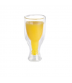 Mini verre borosilicate double paroi "Bibou"  H100mm 60ml -12Pcs
