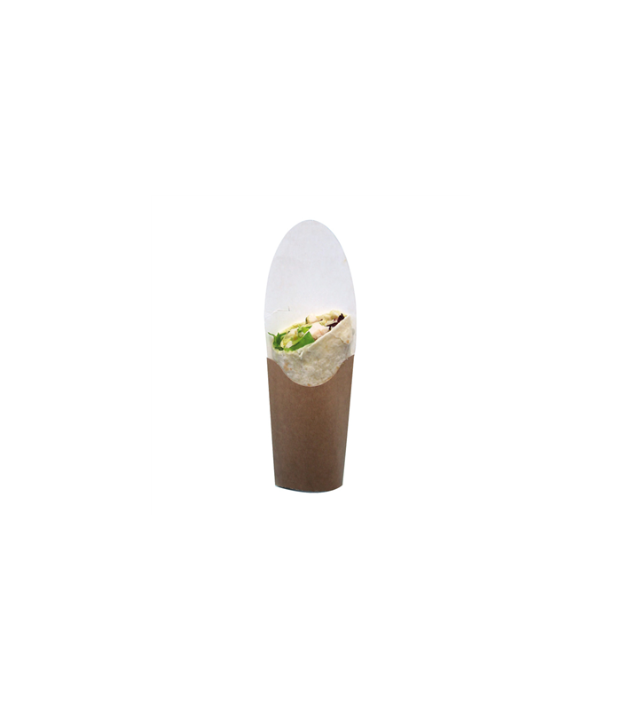 Etui carton brun wraps et crêpes 255x89mm -100Pcs