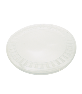 Couvercle Klarity plat transparent en plastique PET -50Pcs