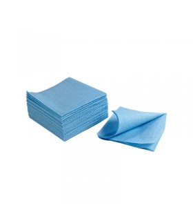 Lavette jetable bleue 500x350mm -25Pcs