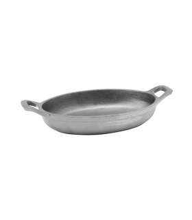 PLAT OVALE EN FONTE 215x150mm H40mm 260ml -6Pcs