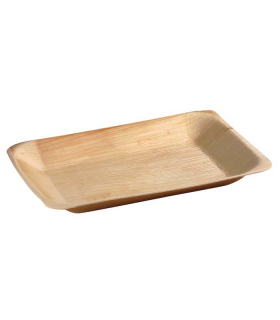 ASSIETTE PALMIER RECTANGULAIRE 240x160mm H25mm -4Pcs