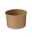 Pot carton kraft brun chaud et froid  H55mm 180ml -10Pcs