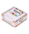 Serviette coton blanc pour cocktail 200x200mm -20Pcs