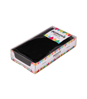 SERVIETTE COTON NOIR 400x400mm -10Pcs