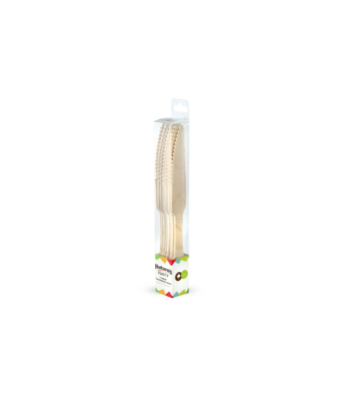 Couteau bois "Baroc Timber"  H205mm -72Pcs