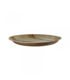 Assiette ronde en palmier   H25mm -25Pcs