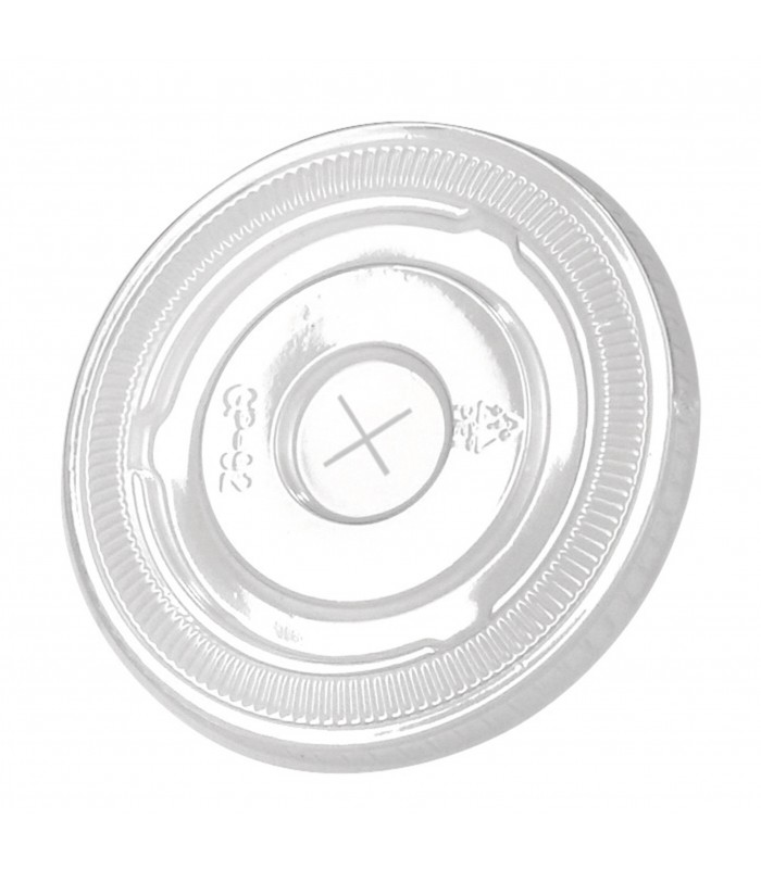 Couvercle transparent plat en plastique PET  H10mm -100Pcs