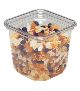 Pot Deli carré PLA 60x40mm  700ml -500Pcs