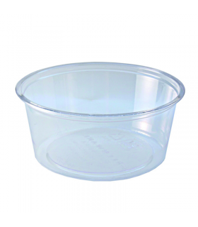 Pot rond PLA transparent - GPC325  H32mm 100ml -100Pcs