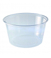 Pot à sauce rond en plastique PLA transparent  H40mm 110ml -100Pcs